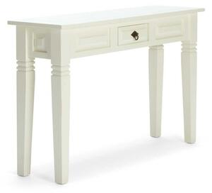 Bílý konzolový stolek z borovice Jodpur