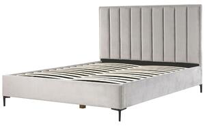 Manželská postel 180 cm s nočními stolky Saturnino (šedá). 1075872