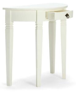 Bílý konzolový stolek z masivu Jodpur