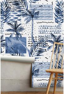 Fototapeta Modré, chladné palmy Samolepící 250x250cm