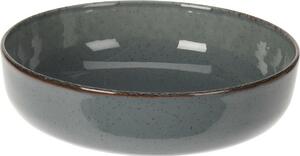 EH Porcelánový hluboký talíř Dark Grey, 15 cm