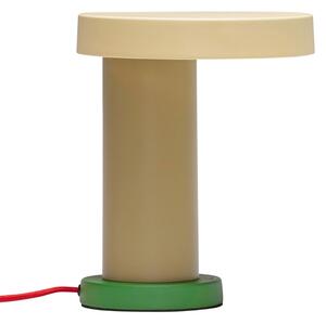 OnaDnes -20% Zelená kovová stolní LED lampa Hübsch Magic
