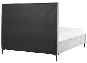 Manželská postel 180x200 cm Sanaza (světlošedá) (s úložným prostorem). 1035501