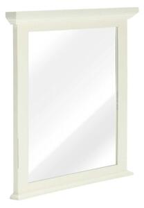 Sob nabytek | Bílé zrcadlo 75x70 z masivního dřeva Jodpur F0A00001366W