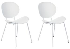 Set 2 ks jídelních židlí Sarrah (bílá). 1075890