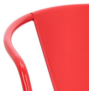 Židle Paris Arms červená