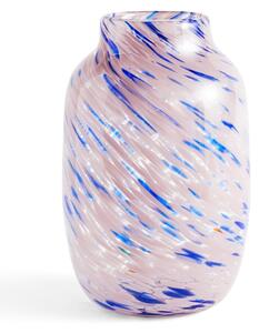 HAY DESIGN Váza Splash Round Large "Light Pink and Blue" HAY
