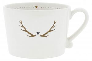 Hrnek Dear, bílá, 350 ml Bastion Collections RJ-CUP-137-BC