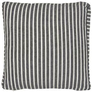 Bavlněný povlak na sedák Louis Black/Stripes 45 x 45 cm