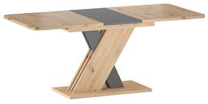 Signal Rozkládací jídelní stůl Exel 140/180 cm dub artisan/antracit