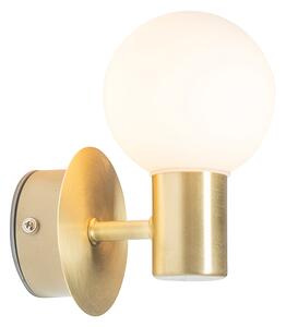 Moderní nástěnná lampa zlatá IP44 - Cederic Up