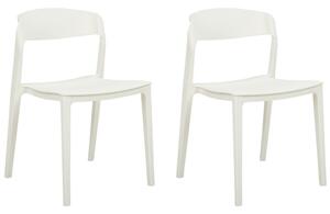 Set 2 ks jídelních židlí Seasar (bílá). 1075951