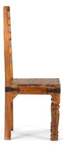 Set 2 masivních židlí z palisandrového dřeva Artus