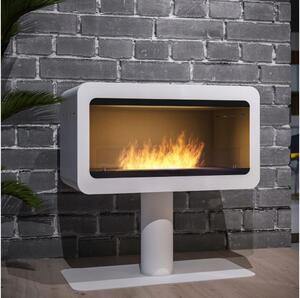 InFire - BIO krb 82,5x78 cm 3kW bílá
