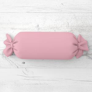 Biante Polštář válec bonbon Rongo RG-027 Růžový 15x40 cm