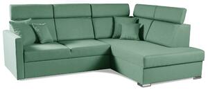 Sedací souprava SLIM XL | 238x180 cm | pravá | rozkládací + úložný prostor | letto 75 mintová EASY CLEAN