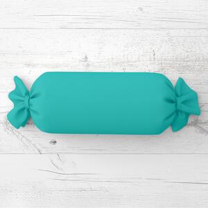 Biante Polštář válec bonbon Rongo RG-020 Tyrkysový 15x40 cm