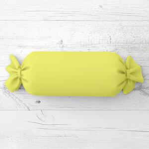 Biante Polštář válec bonbon Rongo RG-026 Žlutozelený 15x40 cm