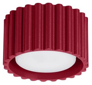 Stropní svítidlo Aura, 1x bordó hliníkové stínítko, (6 cm)