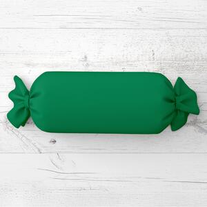 Biante Polštář válec bonbon Rongo RG-056 Zelený 15x40 cm