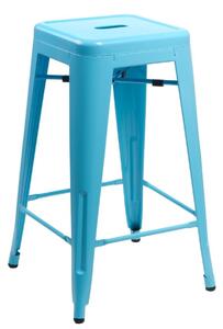 Barová stolička Paris 75cm modrá
