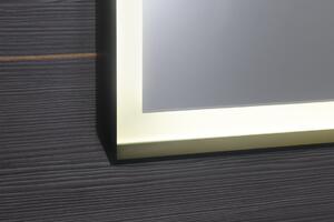Sapho SORT LED podsvícené zrcadlo 120x70cm, černá mat ST120