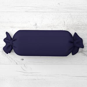 Biante Polštář válec bonbon Rongo RG-079 Námořnická modrá 15x40 cm