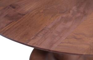 Hoorns Hnědý dřevěný kulatý jídelní stůl Boyle 120 cm