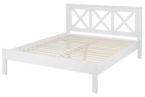 Manželská postel 180 cm Taylor (bílá) (s roštem). 1076050