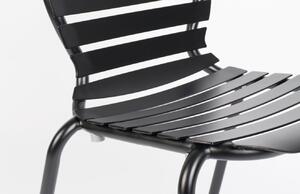 Černá kovová zahradní židle ZUIVER VONDEL