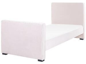 Jednolůžková postel 200 x 90 cm Tully (růžová) (s roštem). 1076079