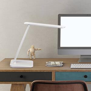 Maul Akumulátorová stolní lampa MAULsally, bílá, stmívatelné, výška 34 cm, stmívatelný, Bílá / opál, Pracovna / kancelář, Plast