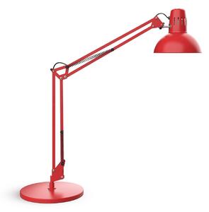 Maul Stolní lampa MAULstudy, červená, ocel, výška 49 cm, Červená, Pracovna / kancelář, kov