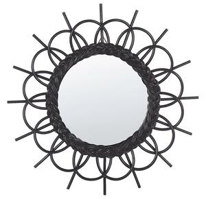 Nástěnné zrcadlo Thais (černá). 1076082