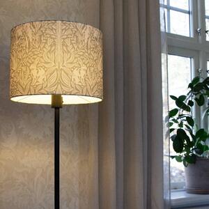 PR Home Stojací lampa Amy, Eldertree zelená/černá, výška 150 cm, E27, Zelená, Obývací pokoj / jídelna, Textil / tkanina / hedvábí