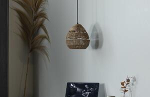 Hoorns Přírodní pletené závěsné světlo Adelaine 25 cm