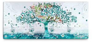 Malvis Obrazy tyrkysový strom Velikost: 100x40 cm