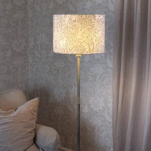 PR Home Stojací lampa Amy, Eldertree zelená/zlatá, výška 150 cm, E27, Zelená, Obývací pokoj / jídelna, Textil / tkanina / hedvábí