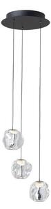 LOOM DESIGN LED závěsné světlo Ice Ball 3, čiré, akryl, stmívatelný, Čirá / transparetní, Obývací pokoj / jídelna, Plast, Moderní