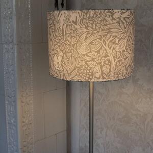 PR Home Stojací lampa Amy, Eldertree zelená/šedá, výška 150 cm, E27, Zelená, Obývací pokoj / jídelna, Textil / tkanina / hedvábí