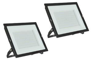 PRIOS Prios LED venkovní bodové osvětlení Maikel, 200 W, kov, sada 2 ks, Černá, Hliník, Moderní
