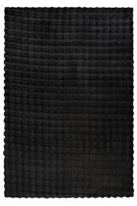 KOBEREC S VYSOKÝM VLASEM, 120/160 cm černá Novel - Online Only koberce & rohožky, Online Only