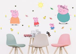 Samolepící dekorace Peppa Pig Classic, 65 x 85 cm