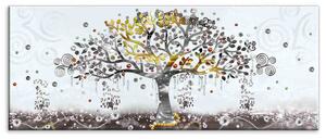 Malvis Obraz malovaný abstraktní strom Velikost: 100x40 cm