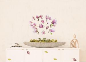 Samolepící dekorace Magnolia Flowers, 42,5 x 65 cm