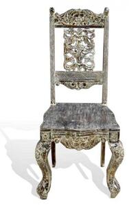 Sob nabytek | Masivní židle antický design India F01918