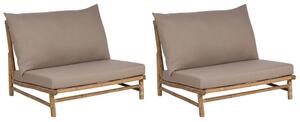 Set 2 ks zahradních židlí Theta (světlé dřevo + tmavě šedá). 1076170