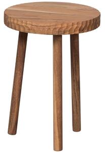 Hoorns Akátový odkládací stolek Zina 31,5 cm