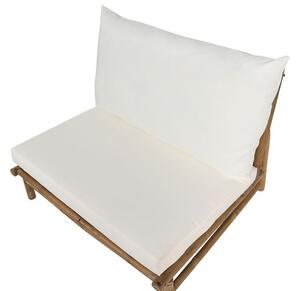 Set 2 ks zahradních židlí Theta (světlé dřevo + bílá). 1076169
