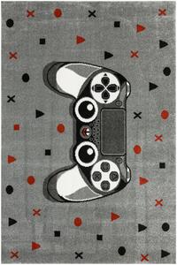 Koberec Lima G928C Gamepad světle šedý / tmavě šedý